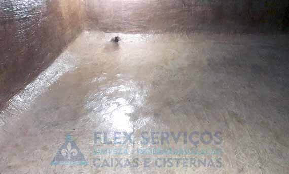 Impermeabilização de caixa d'água e cisterna